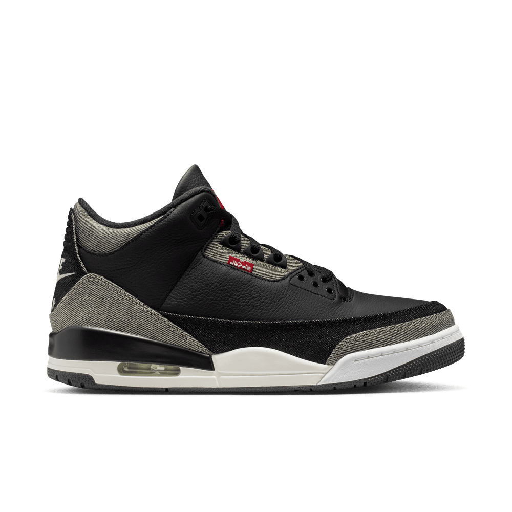 Levi's® x Jordan Air Jordan 3 BLACK AIR JORDAN 3 X LEVI'S 'BLACK' – Top Fashion