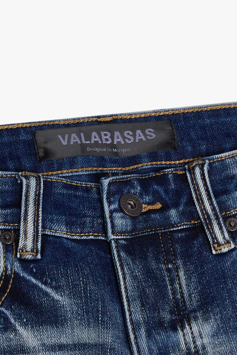 Valabasas Mr. Flex 4 Way Stretch SKNY DEN Pant'MED WSH|VLBS-VJ1