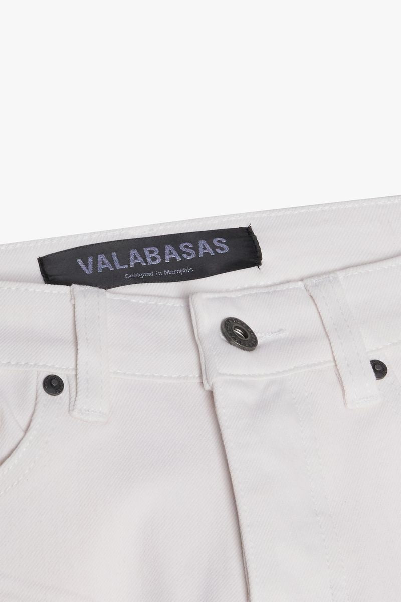 Valabasas Mr. Flex Denim Pant 'White|VLBS-VJ1-002-WHT|Top Fashion