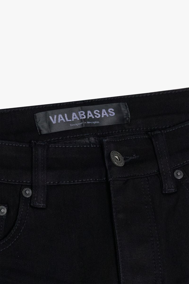 VALABASAS ブラックデニムパンツ Valabasas Mr. Flex Denim Pant 'Black|VLBS-VJ1-002-BLK|Top Fashion