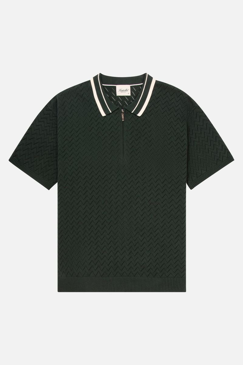 Kuwalla Knit Zip Polo
