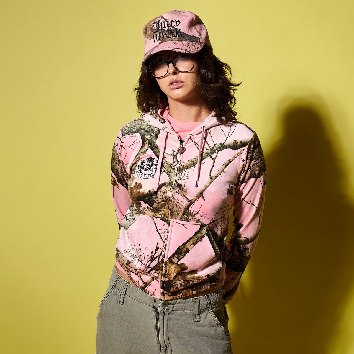 Wmns Pleasures x Juicy Couture RELTR VEL HOD 'PNK EDG|P25JC003