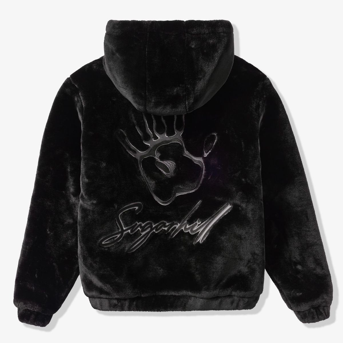 ジャケット・アウター sugarhill zip up damaged Sugarhill Traces Fur Zip-Up Hoodie 'Black' – Top Fashion