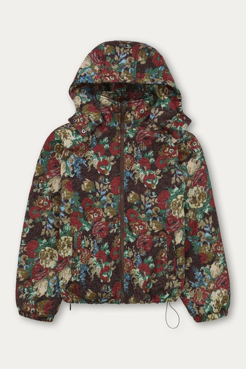 Kuwalla Tapestry Jacket 'Floral Brown|KUL-0325-PKA813|Top