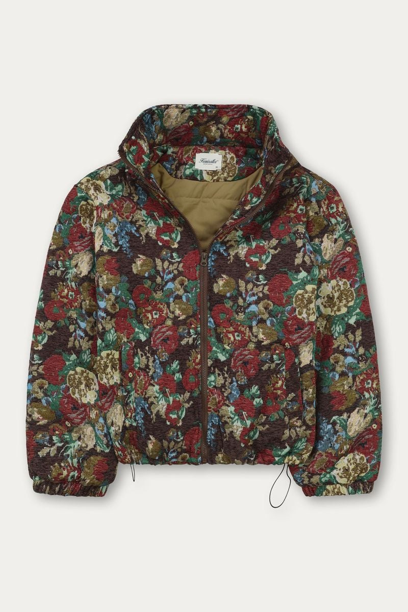 Kuwalla Tapestry Jacket 'Floral Brown|KUL-0325-PKA813|Top Fashion
