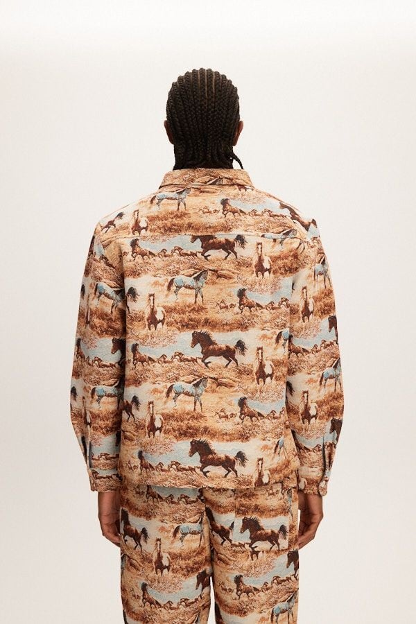 Kuwalla Jacquard Jacket 'Stallion AOP|UKUL-0125-JJ801-STL|Top Fashion