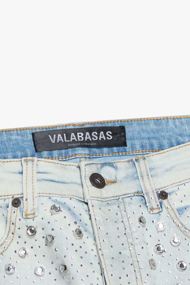 VALABASAS ライトブルーデニム スリムフィット 楽天市場】ヴァラバサス VALABASAS フレアデニムパンツ 28,30