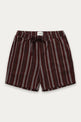 Kuwalla Textured Stripe Shorts
