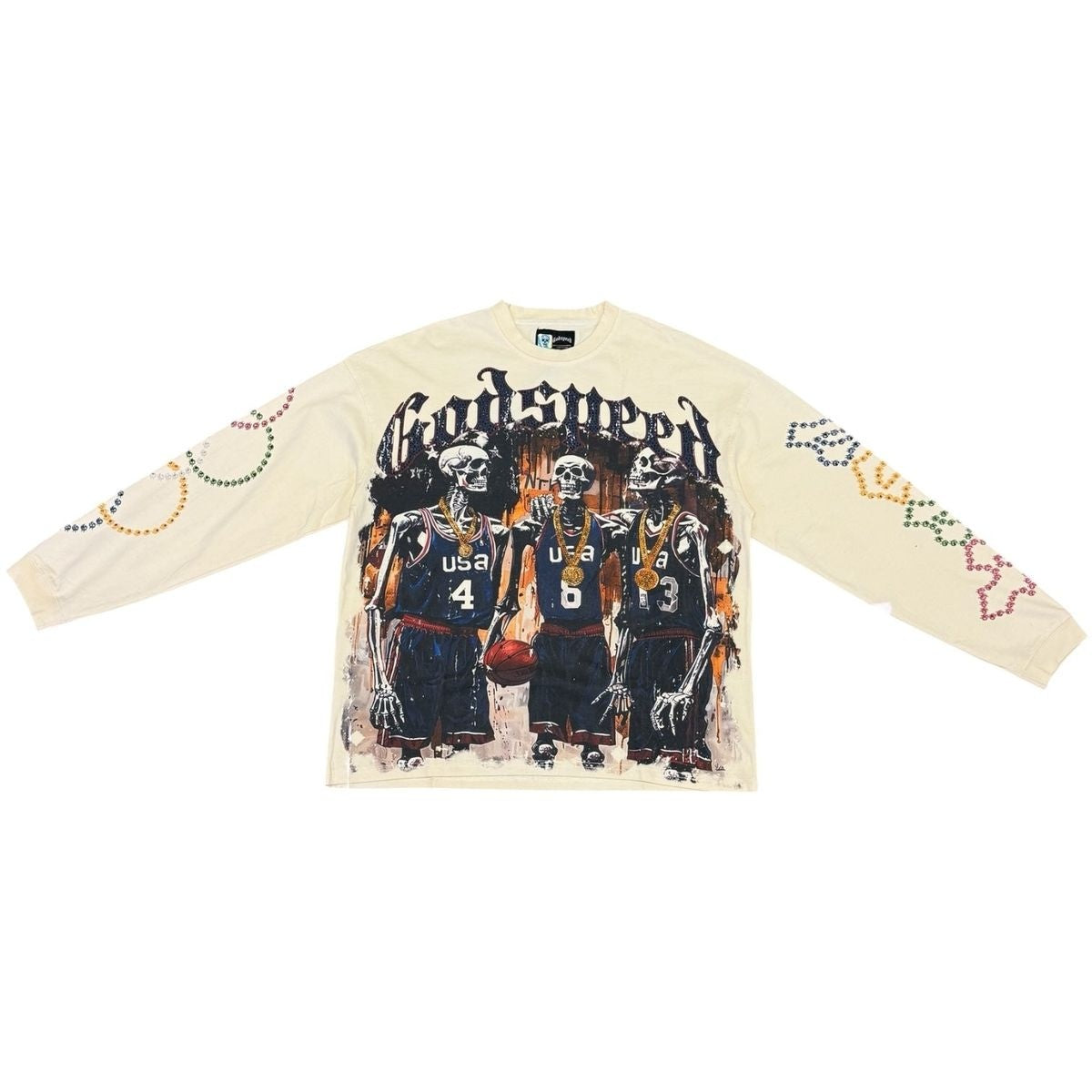 Godspeed Dreamteam 24 VVS Longsleeve Tee 'Bone|11653856|Top