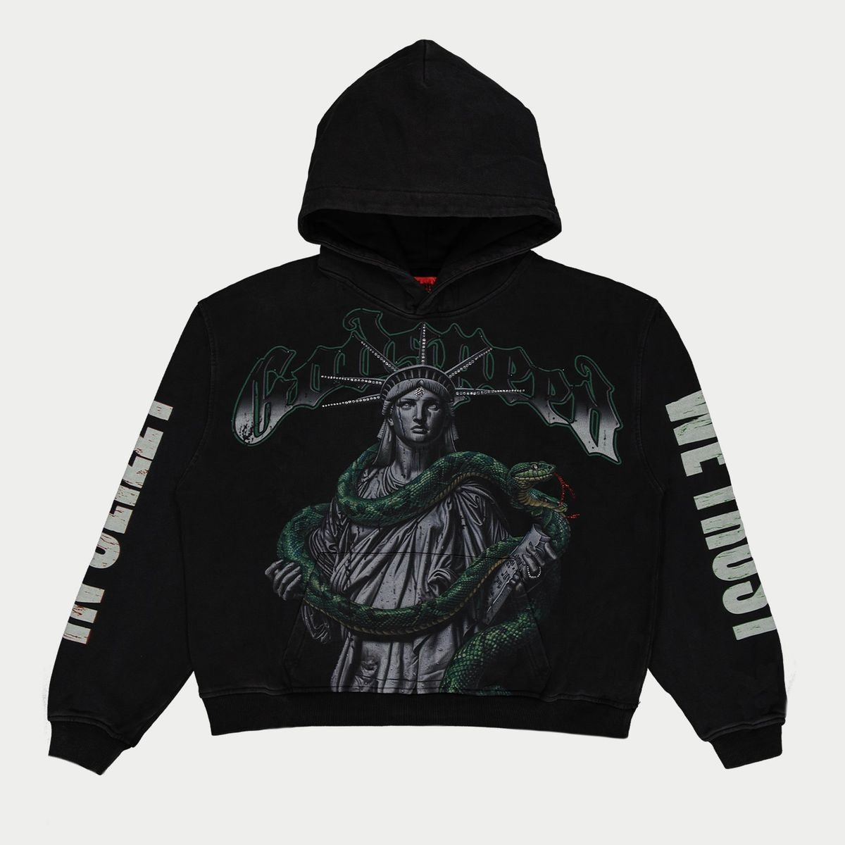 GOD SPEED パーカー メンズ レア Godspeed Top 5 Slizzy VVS Hoodie 'Black Wash|11653872|Top Fashion
