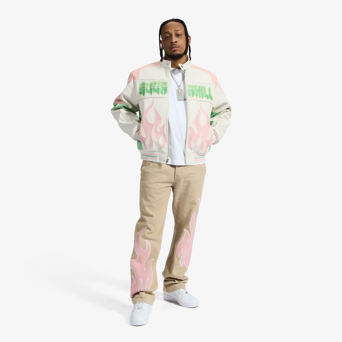 Sugarhill Alchemy Racer Jacket 'Pink/Green'|SH26-SPR1-10|TF – Top