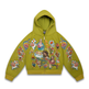 We Are Righteous Risen King Cropped Zip Hoodie
