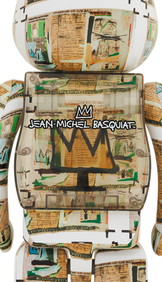 Medicom Bearbrick Jean-MIC Basquiat (King PLS ) 1000