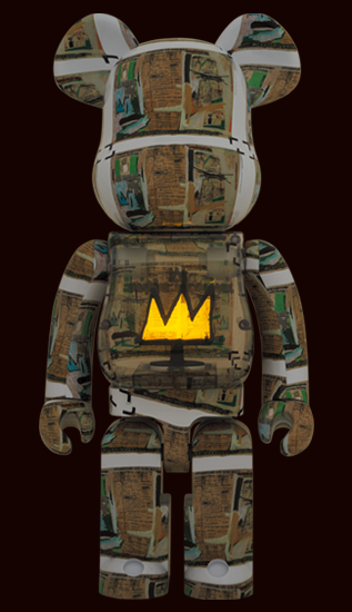 Medicom Bearbrick Jean-MIC Basquiat (King PLS ) 1000 Medicom Bearbrick Jean-MIC Basquiat (King PLS ) 1000