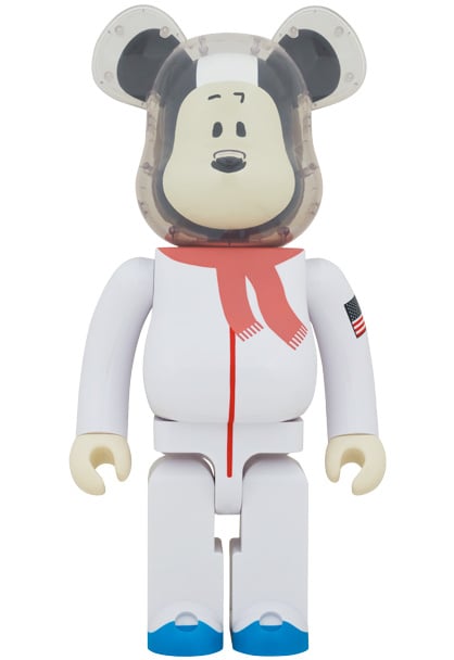 Medicom Bearbrick Peanuts Astronaut Snoopy 1000%|4530956601250|TF