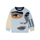 KidSuper Face Boxy Sweater