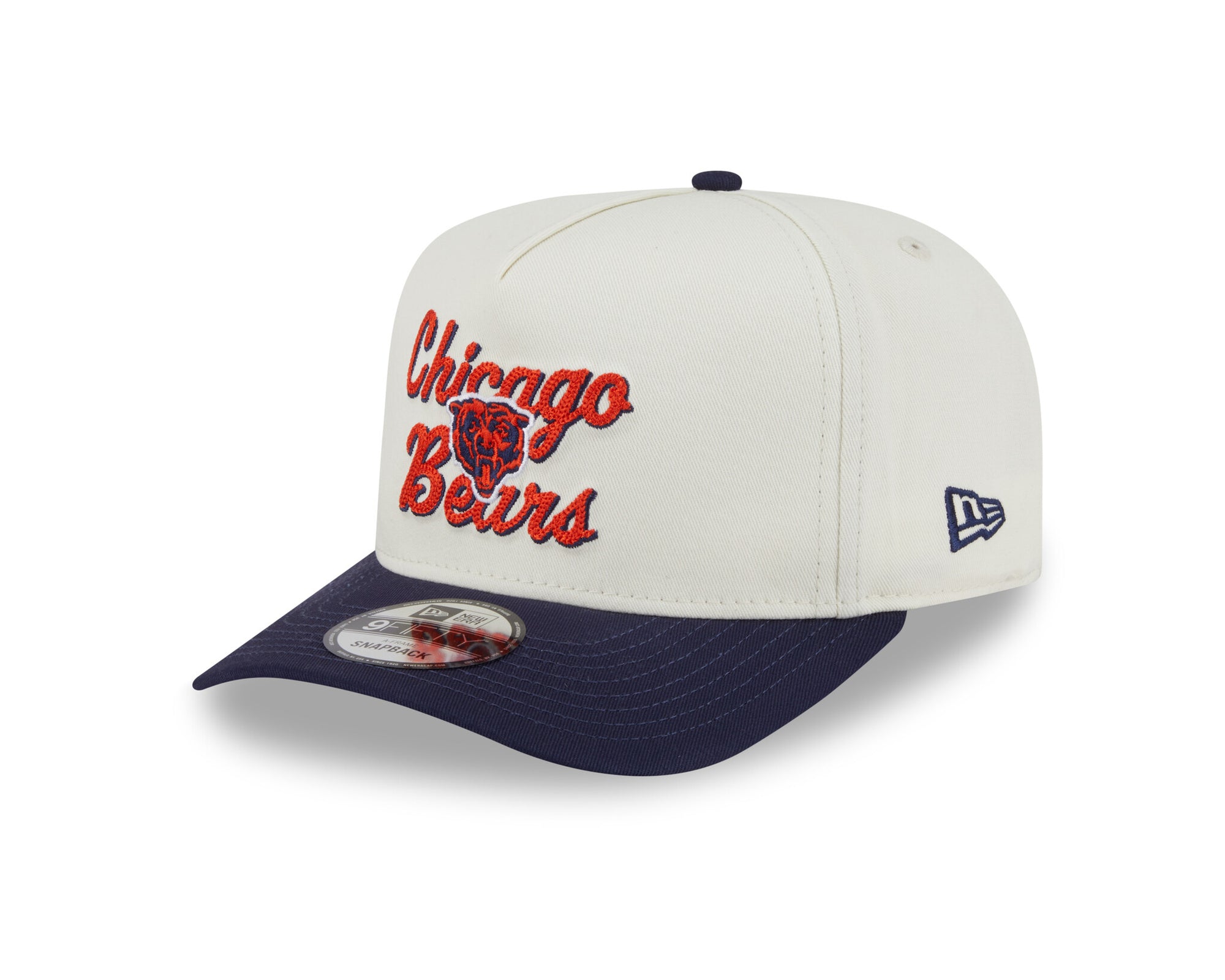 New Era 950 A-Frame Chicago Bears Chainstich Snapback Hat