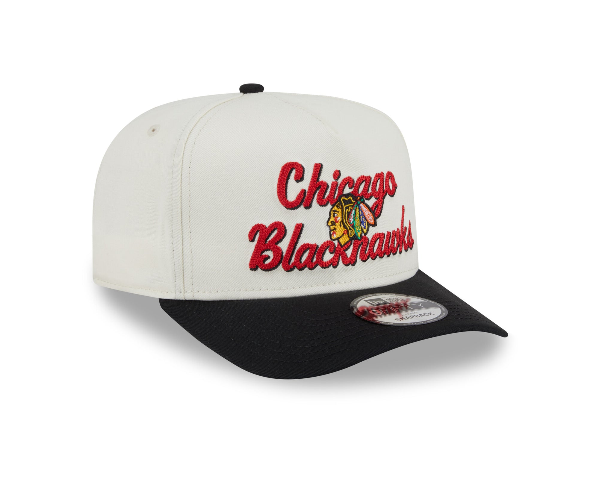 New Era 950 A-Frame Chicago Blackhawks Chainstich Snapback Hat