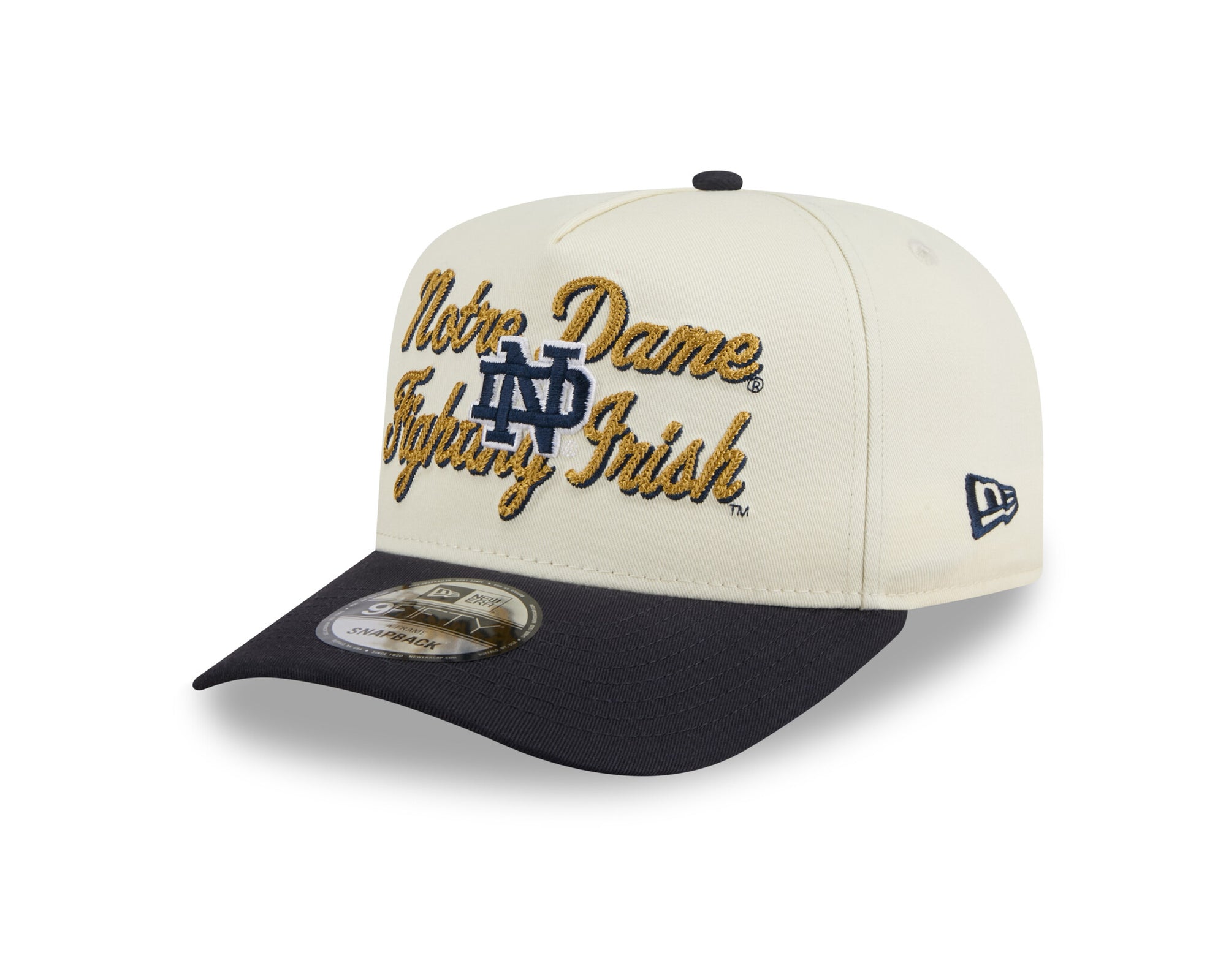 New Era 950 A-Frame Notre Dame Fighting Irish Chainstich Snapback Hat