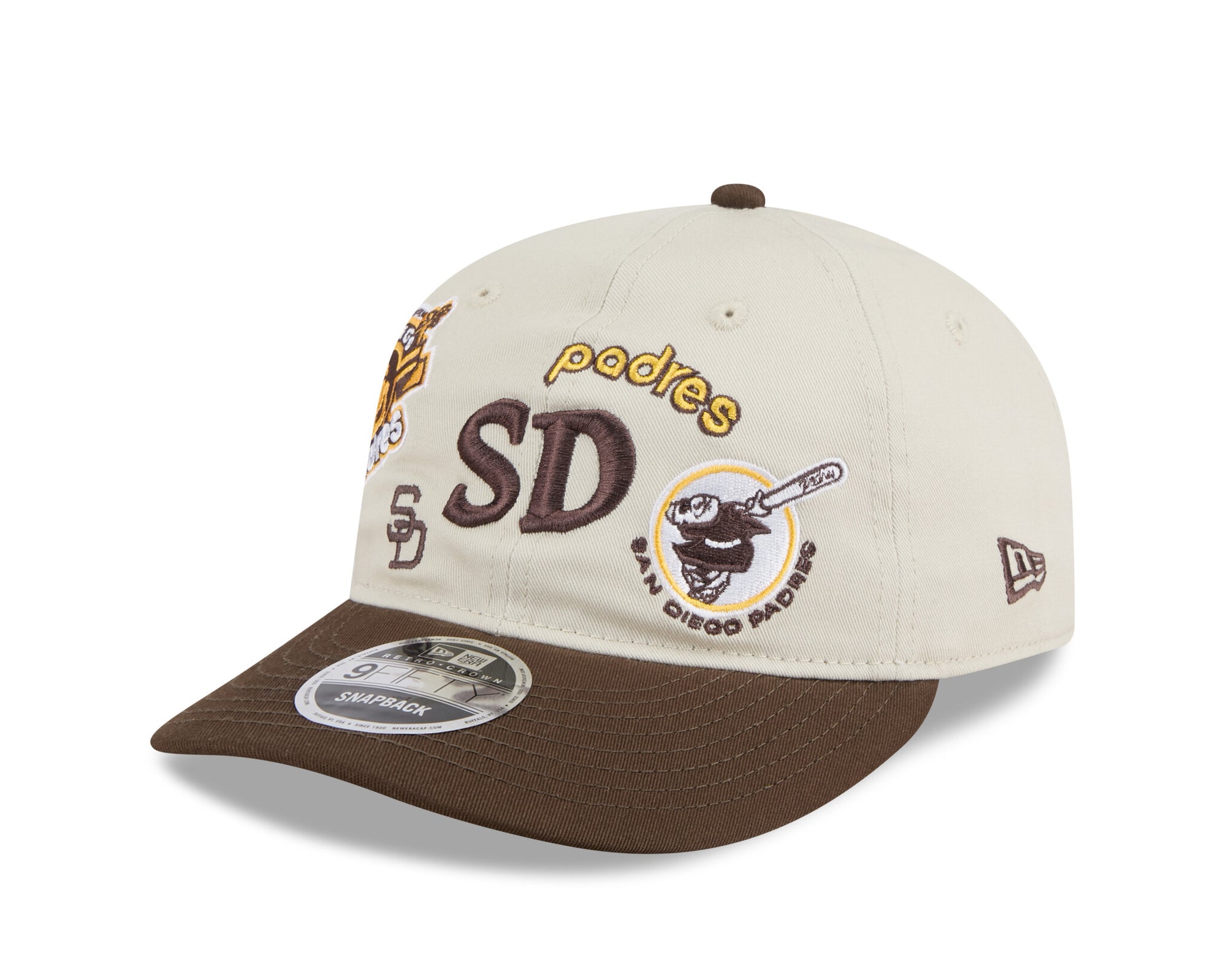 New Era 950 Retro Crown San Diego Padres Snapback Hat