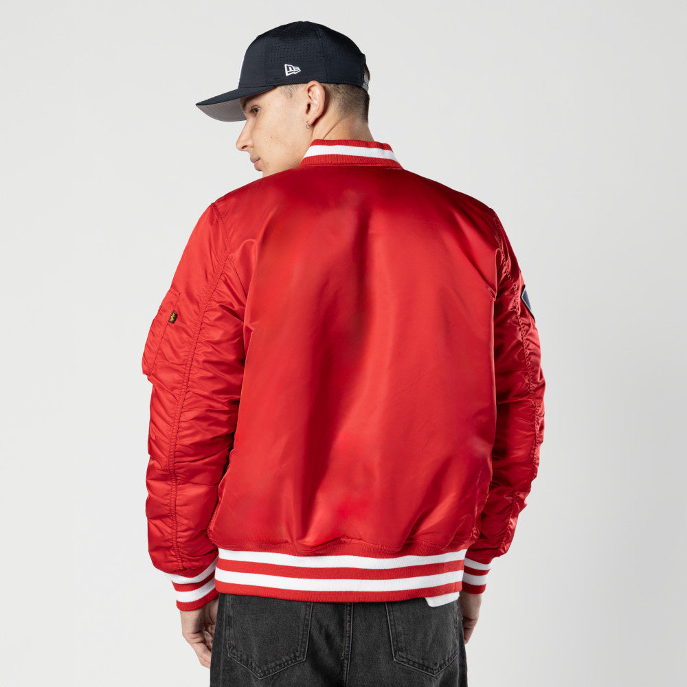 New Era New York Yankees Alpha Jacket 'Scarlet/White|60747972|TF