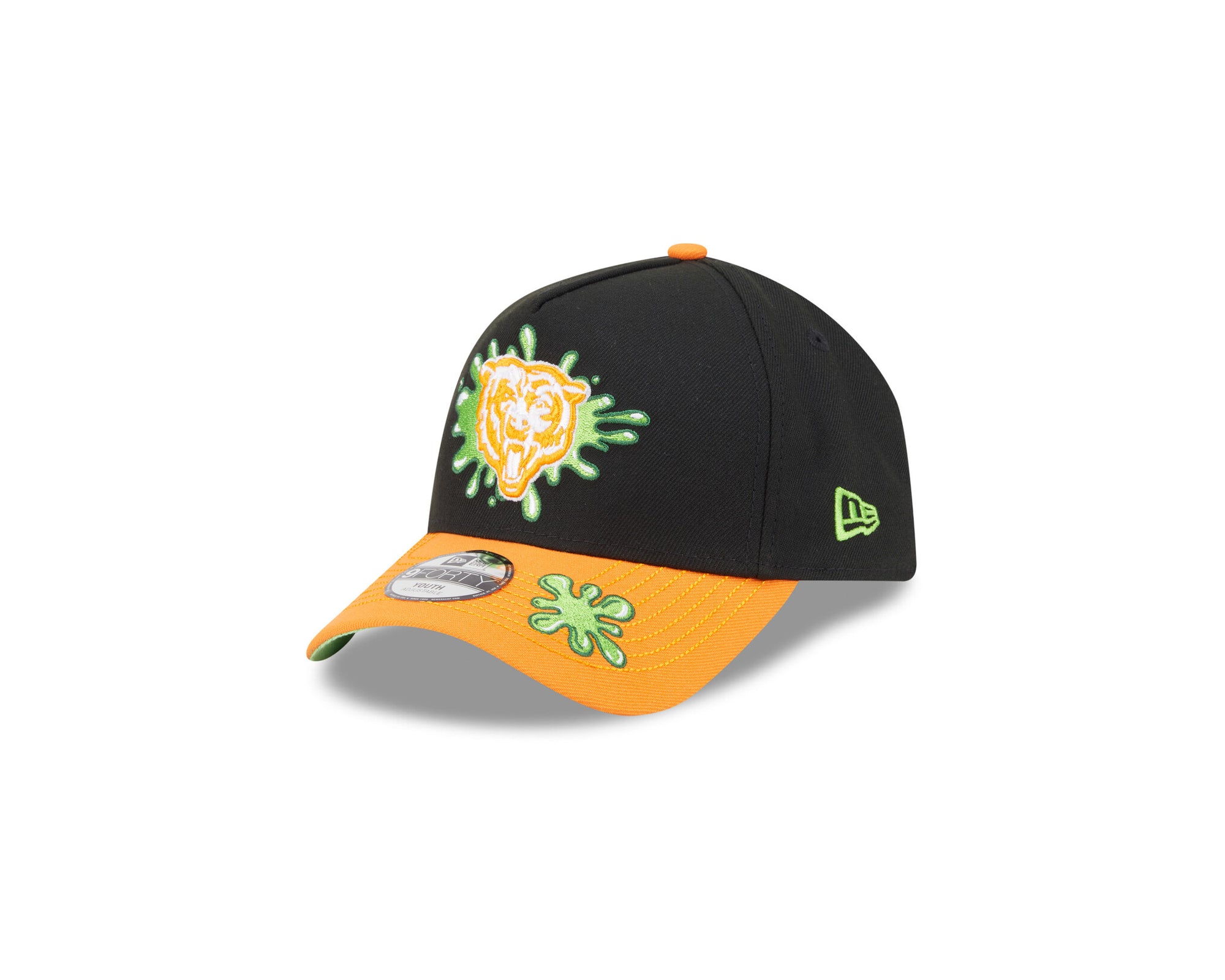 Kids New Era x Nickelodeon 940 NFL Chicago Bears Slime Snapback Hat