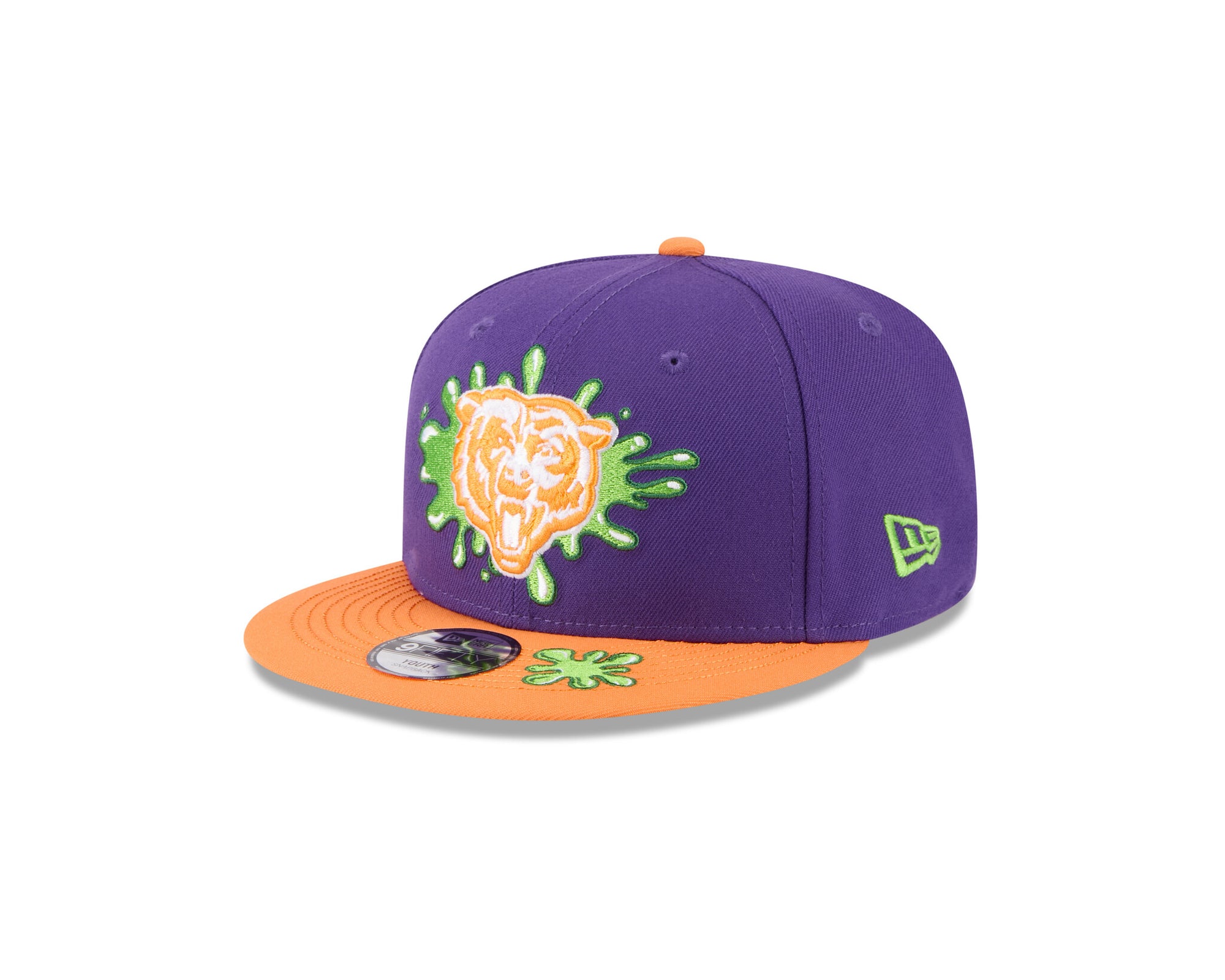 Kids New Era x Nickelodeon 950 NFL Chicago Bears Slime Snapback Hat