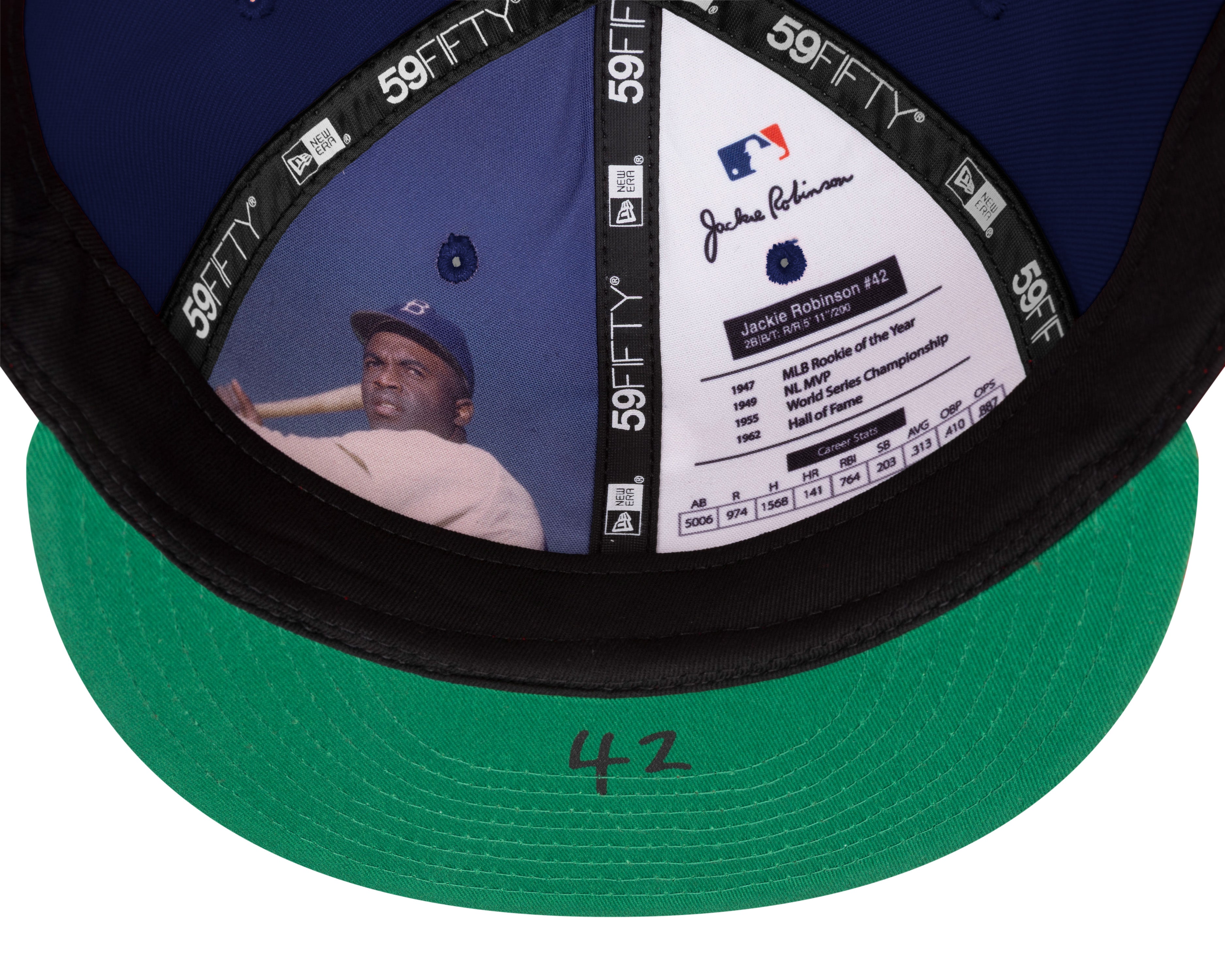 New Era 5950 Brooklyn Dodgers Cooperstown Jackie Robinson Day