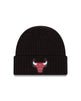 New Era Chicago Bulls Rhinestone Badge Knit Beanie