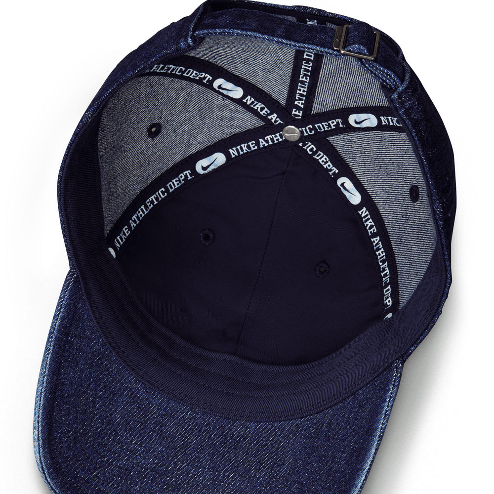 Nike Club Unstructured Denim Cap 'College Navy/White' |HF0383-419