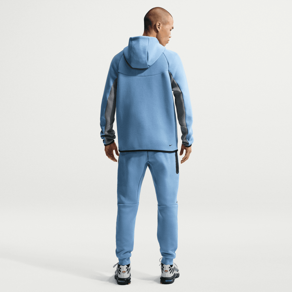 Nike Tech Fleece Windrunner Full-Zip Jacket 'Work Blue/Cool Grey Nike Tech Fleece Windrunner Full-Zip Jacket 'Work Blue/Cool Grey