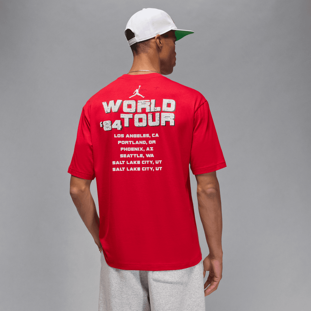 Air Jordan World Tour '84 Tee 'Gym Red'|HV3899-687 |TF – Top Fashion