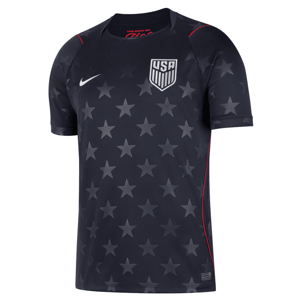 Nike USA Dri-Fit Jersey Short Sleeve Stadium Away 'Dark Obsidian