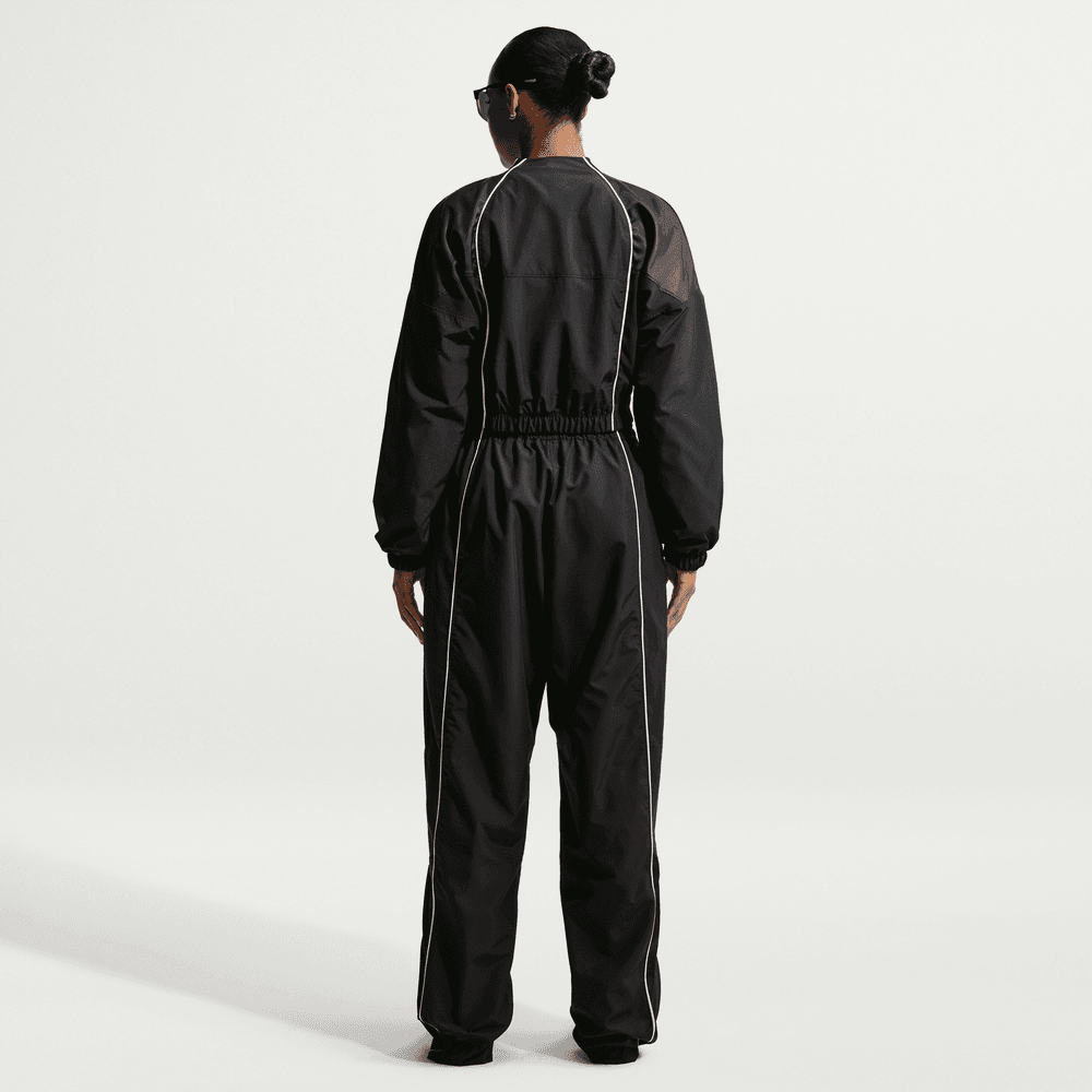 Wmns Nike Sportswear Oversized Mid-Rise Track Pant 'Black/Black