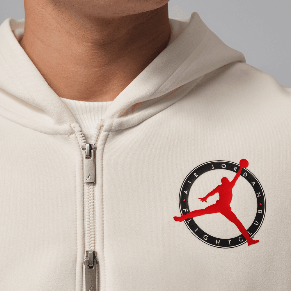 Air Jordan Flight Full-Zip Knit Hoodie 'Pale Ivory' – Top Fashion