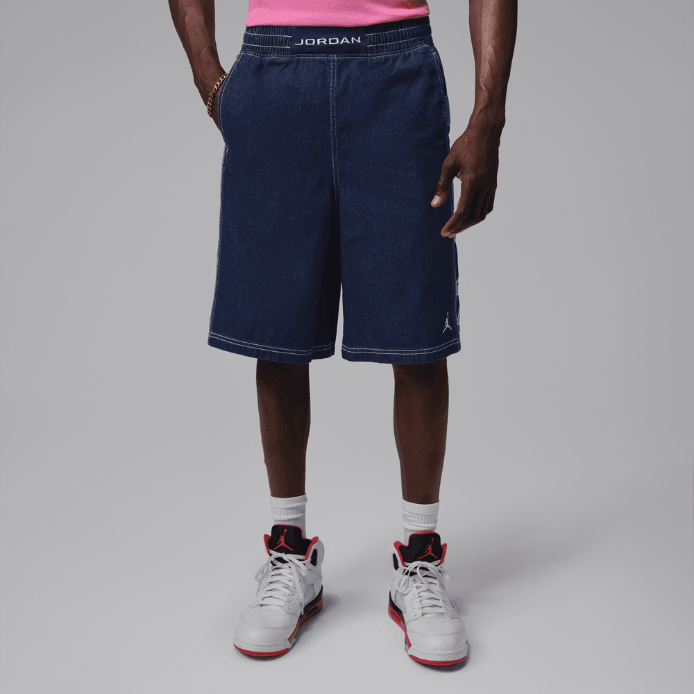 Air Jordan Flight Baggy Shorts 'Blue Grey/White'|IF1896-436|TF