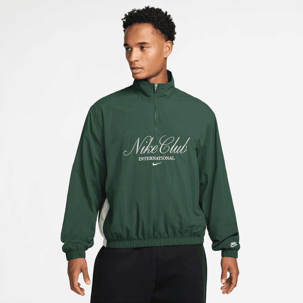 Nike Sportswear Club 1/2 Zip Jacket 'Fir/Phantom/Phantom'|IO4160