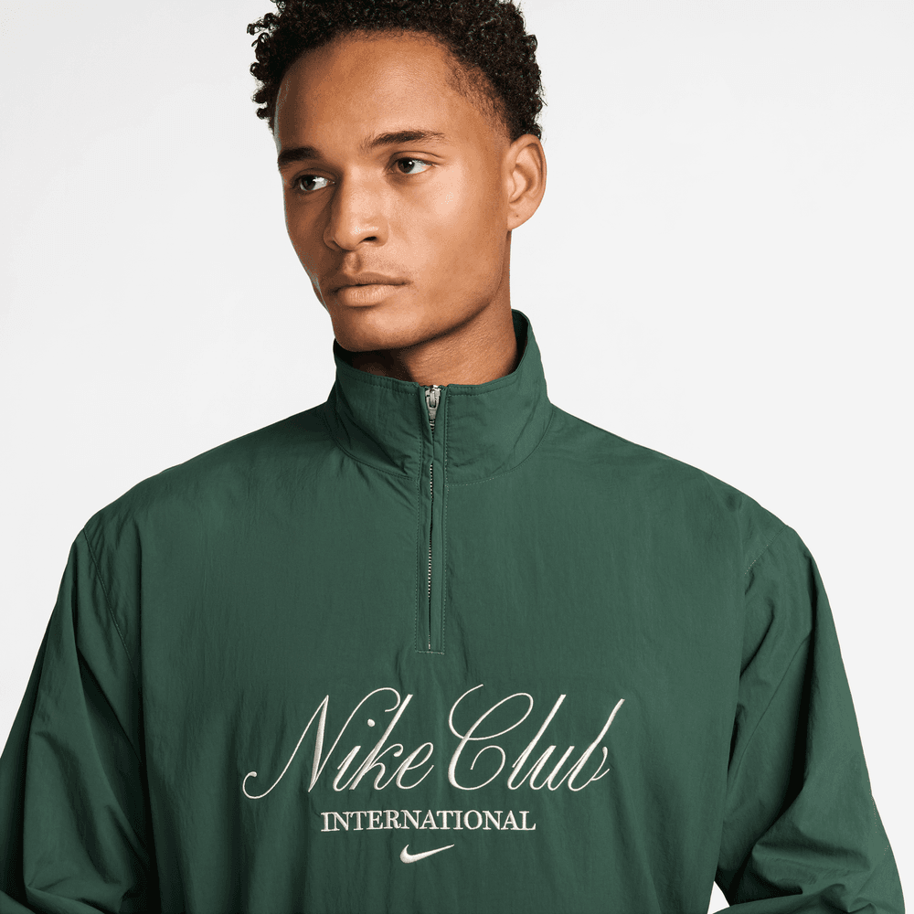 Nike Sportswear Club 1/2 Zip Jacket 'Fir/Phantom/Phantom'|IO4160
