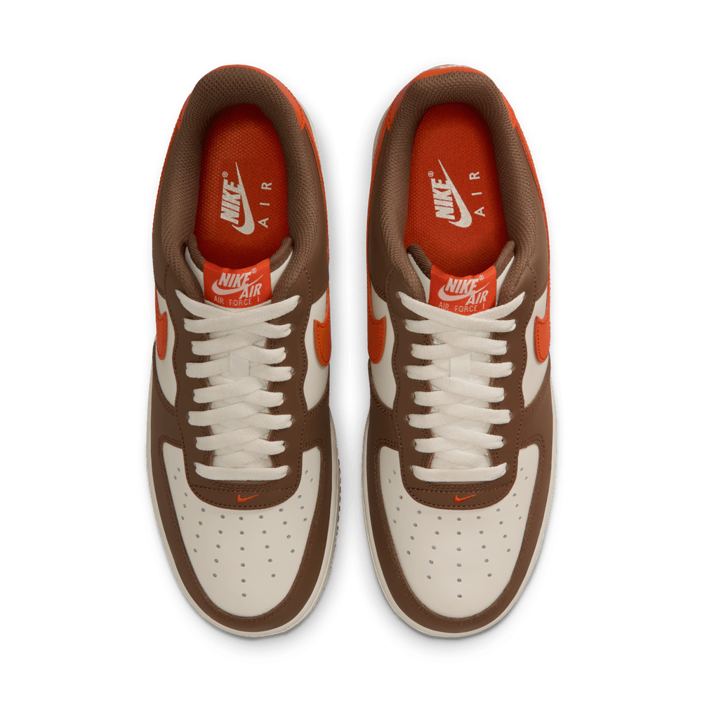 Nike Air Force 1 Mosswood Brown/Campfire Orange'