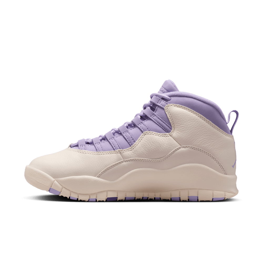 Wmns Air Jordan 10 Retro 'Chalk/Hydrangeas-Wild Grape' – Top Fashion