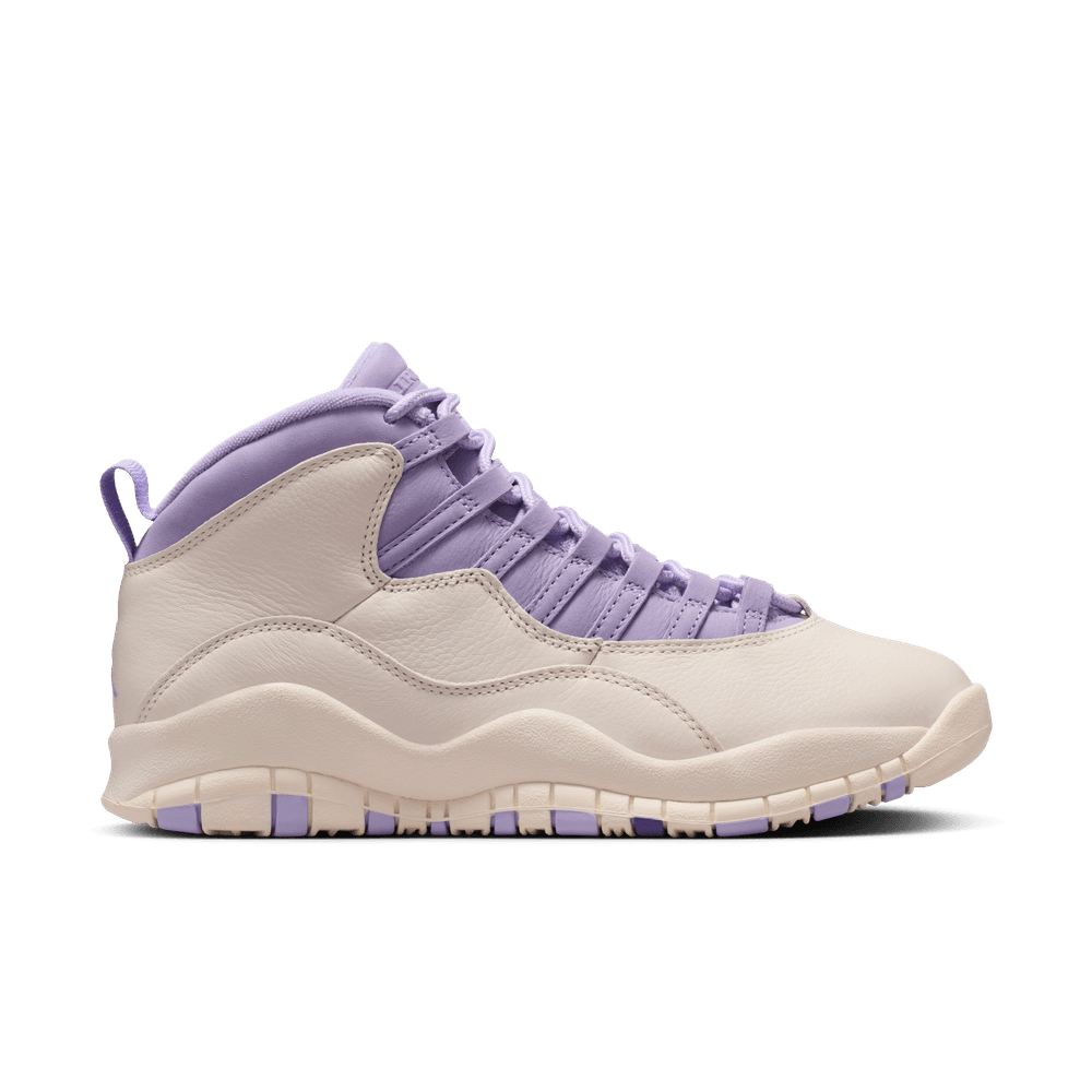 Wmns Air Jordan 10 Retro 'Chalk/Hydrangeas-Wild Grape' – Top Fashion