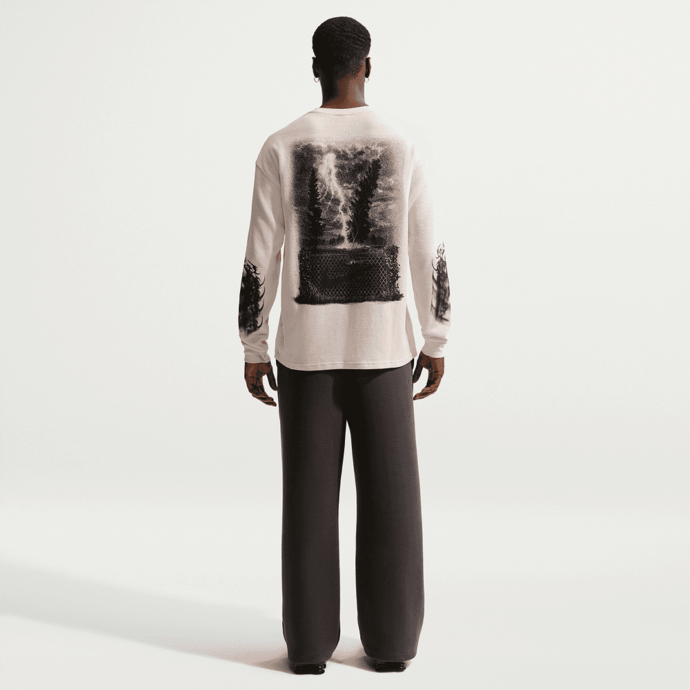 nike white thermal top