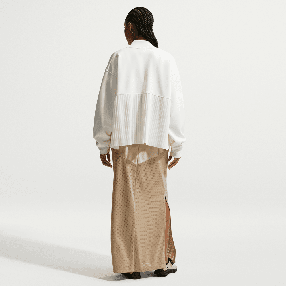 Wmns Nike Sportswear Heritage Festival Skirt 'Linen/Linen'|IR1696