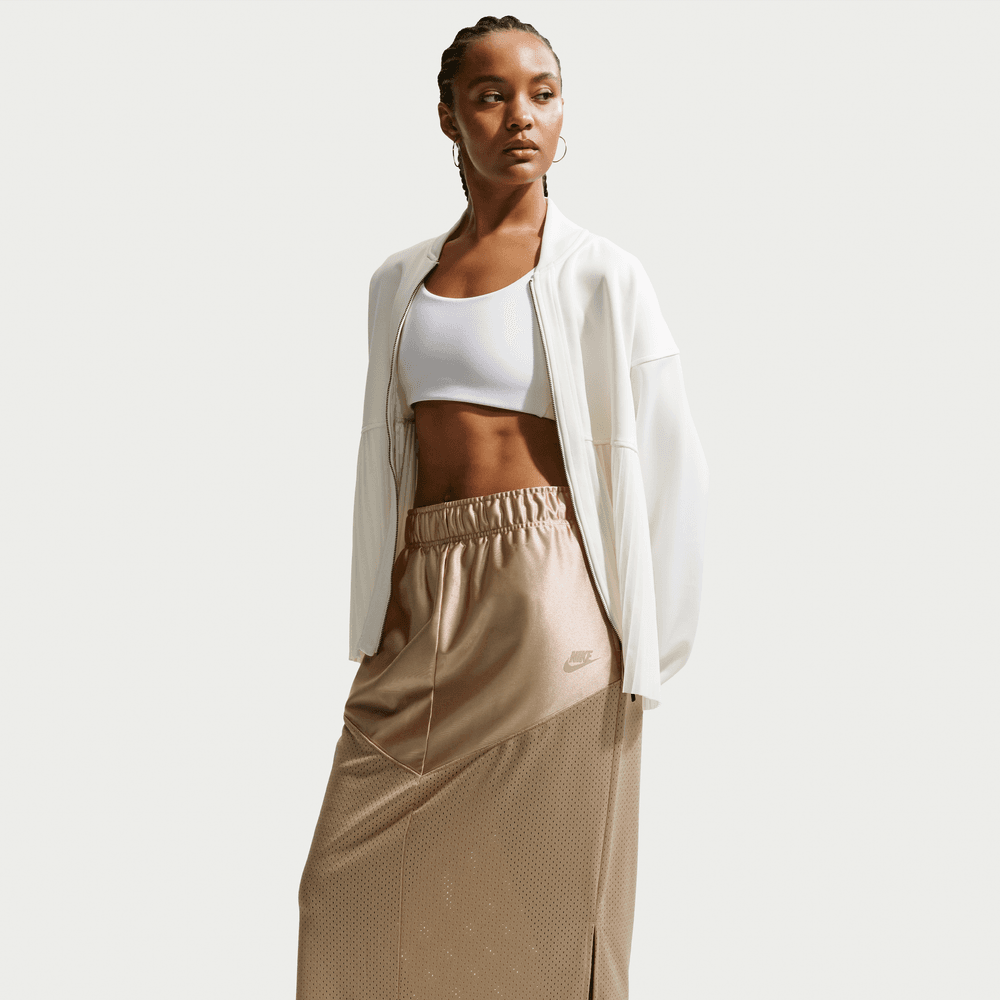 Wmns Nike Sportswear Heritage Festival Skirt 'Linen/Linen'|IR1696