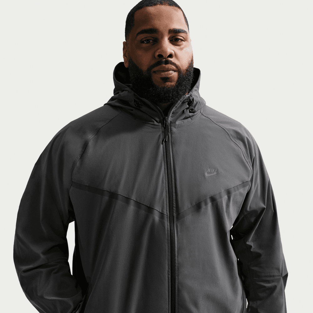 Nike Tech Dri-Fit Woven Full-Zip Windrunner Jacket 'Anthracite Nike Tech Dri-Fit Woven Full-Zip Windrunner Jacket 'Anthracite