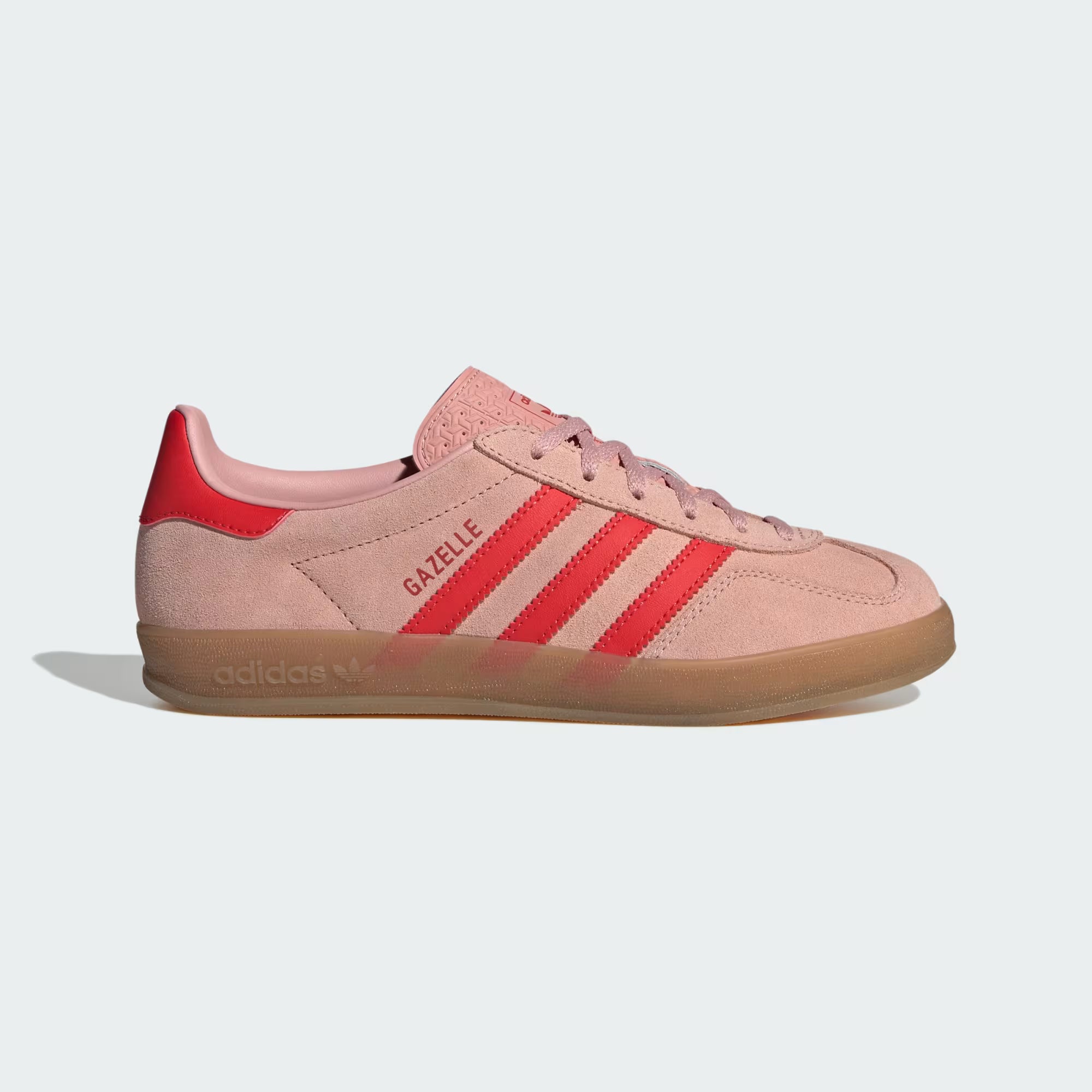adidas Gazelle Indoor Shoes - Women's - Wonder Mauve / Red / Gum - 8.5 adidas Gazelle Indoor Shoes - Women's - Wonder Mauve / Red / Gum - 8.5