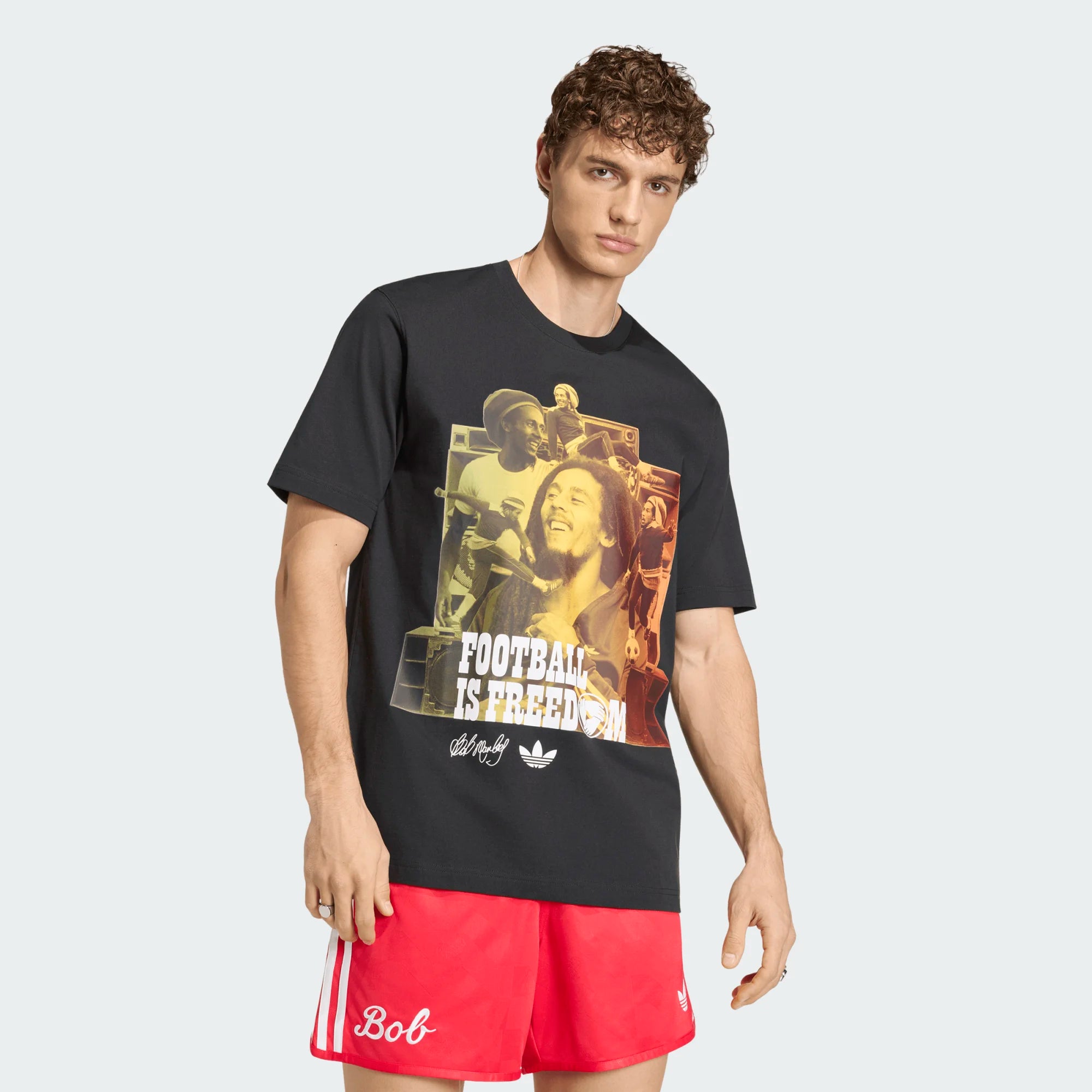Adidas Bob Marley Originals Tee 'Black'|KD2417|TF – Top Fashion