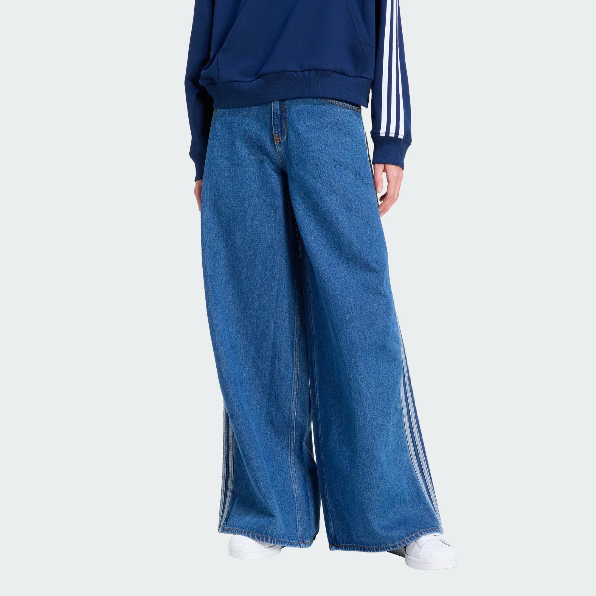 Wmns Adidas Firebird Track Pants Denim 