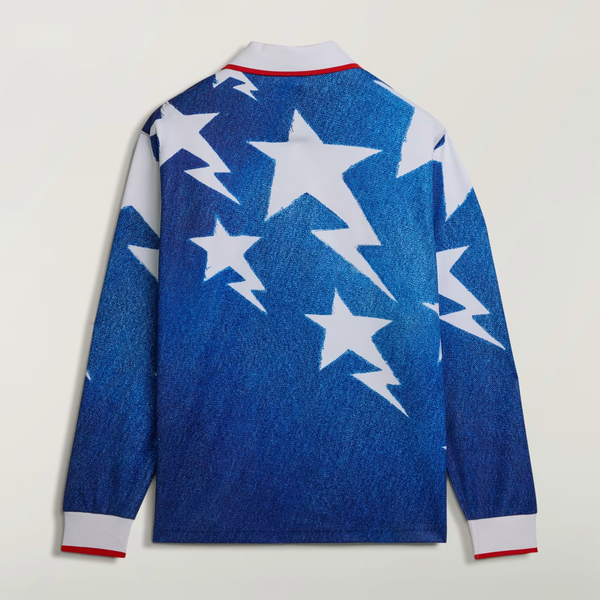 adidas x BAPE Long Sleeve Star Jersey 'Medium Blue Denim'|KF4913 adidas x BAPE Long Sleeve Star Jersey 'Medium Blue Denim'|KF4913