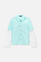 RTA Erik Shirt With Contrast Sleeves